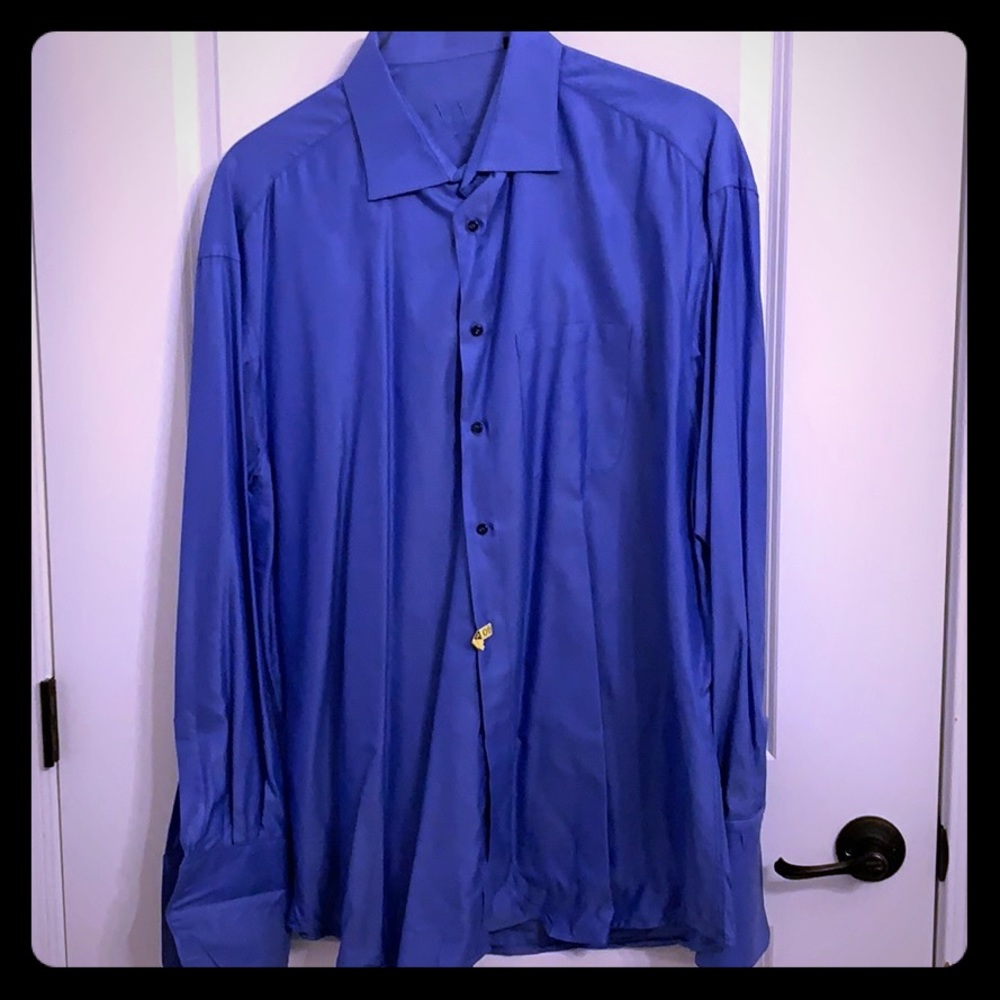 Men’s VIV Italian made French cuff dress shirt